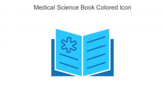 Medical Science Book Colored Icon In Powerpoint Pptx Png And Editable Eps Format