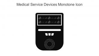Medical Service Devices Monotone Icon In Powerpoint Pptx Png And Editable Eps Format