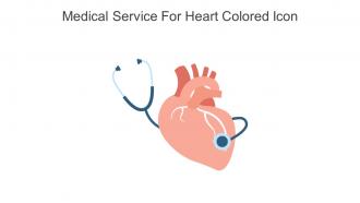 Medical Service For Heart Colored Icon In Powerpoint Pptx Png And Editable Eps Format