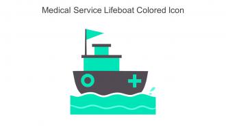 Medical Service Lifeboat Colored Icon In Powerpoint Pptx Png And Editable Eps Format