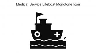 Medical Service Lifeboat Monotone Icon In Powerpoint Pptx Png And Editable Eps Format