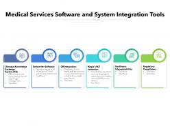 Medical services software and system integration tools