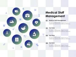 Medical staff management ppt powerpoint presentation model design inspiration