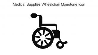 Medical Supplies Wheelchair Monotone Icon In Powerpoint Pptx Png And Editable Eps Format