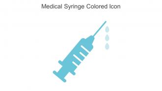 Medical Syringe Colored Icon In Powerpoint Pptx Png And Editable Eps Format