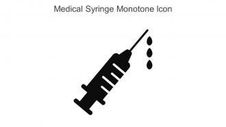 Medical Syringe Monotone Icon In Powerpoint Pptx Png And Editable Eps Format
