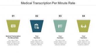 Medical transcription per minute rate ppt powerpoint presentation summary slide cpb