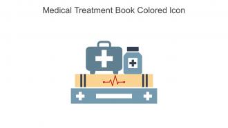 Medical Treatment Book Colored Icon In Powerpoint Pptx Png And Editable Eps Format