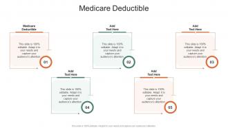 Medicare Deductible In Powerpoint And Google Slides Cpb