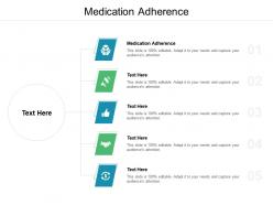 Medication adherence ppt powerpoint presentation show mockup cpb