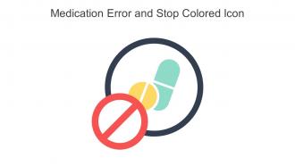 Medication Error And Stop Colored Icon In Powerpoint Pptx Png And Editable Eps Format