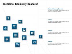 Medicinal chemistry research ppt powerpoint presentation file brochure