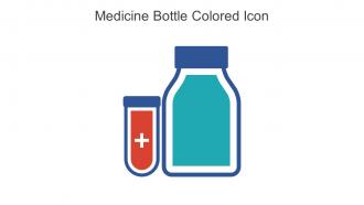 Medicine Bottle Colored Icon In Powerpoint Pptx Png And Editable Eps Format