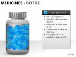 Medicine bottles powerpoint presentation slides