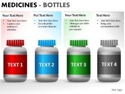 Medicine bottles powerpoint presentation slides