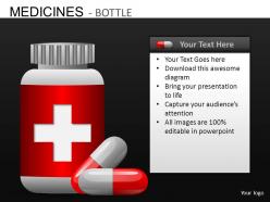 Medicine bottles powerpoint presentation slides db