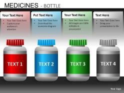 Medicine bottles powerpoint presentation slides db