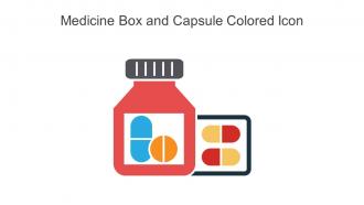 Medicine Box And Capsule Colored Icon In Powerpoint Pptx Png And Editable Eps Format