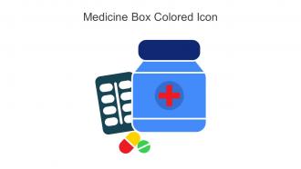 Medicine Box Colored Icon In Powerpoint Pptx Png And Editable Eps Format
