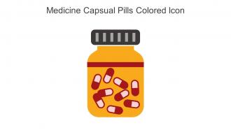 Medicine Capsual Pills Colored Icon In Powerpoint Pptx Png And Editable Eps Format