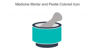 Medicine Mortar And Pestle Colored Icon In Powerpoint Pptx Png And Editable Eps Format