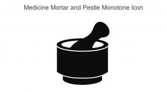 Medicine Mortar And Pestle Monotone Icon In Powerpoint Pptx Png And Editable Eps Format