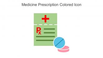 Medicine Prescription Colored Icon In Powerpoint Pptx Png And Editable Eps Format