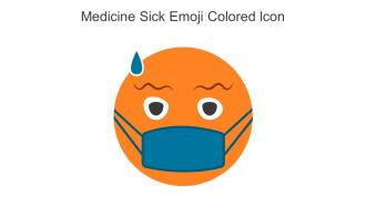 Medicine Sick Emoji Colored Icon In Powerpoint Pptx Png And Editable Eps Format
