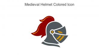 Medieval Helmet Colored Icon In Powerpoint Pptx Png And Editable Eps Format