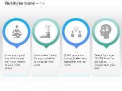 Meditation success path sharing process control ppt icons graphics