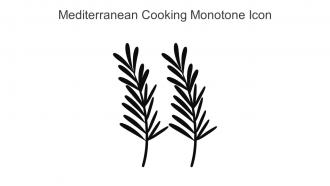 Mediterranean Cooking Monotone Icon In Powerpoint Pptx Png And Editable Eps Format