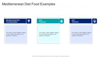 Mediterranean Diet Food Examples In Powerpoint And Google Slides Cpb