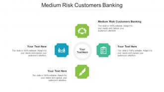 Medium Risk Customers Banking Ppt Powerpoint Presentation Layouts Show Cpb