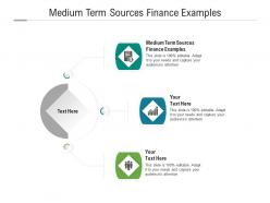 Medium term sources finance examples ppt powerpoint presentation slides visuals cpb