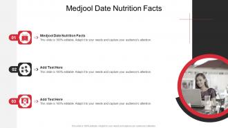 Medjool Date Nutrition Facts In Powerpoint And Google Slides Cpb