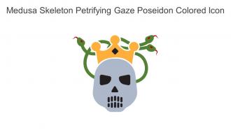 Medusa Skeleton Petrifying Gaze Poseidon Colored Icon In Powerpoint Pptx Png And Editable Eps Format