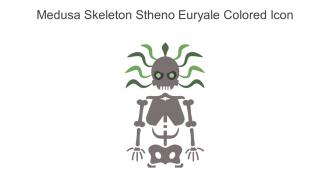 Medusa Skeleton Stheno Euryale Colored Icon In Powerpoint Pptx Png And Editable Eps Format