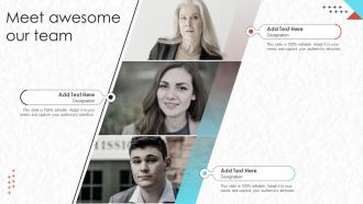 Meet Awesome Our Team Real Time Marketing For Content Personalization MKT SS V