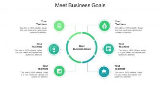 Meet business goals ppt powerpoint presentation infographics graphics example cpb