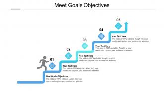 Meet goals objectives ppt powerpoint presentation file inspiration cpb