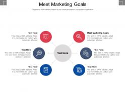 Meet marketing goals ppt powerpoint presentation summary diagrams cpb