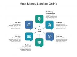 Meet money lenders online ppt powerpoint presentation styles deck cpb