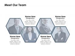Meet our team a73 ppt powerpoint presentation file professional