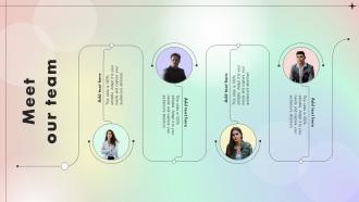 Meet Our Team Assessing And Optimizing Employee Job Satisfaction Ppt Layouts Designs