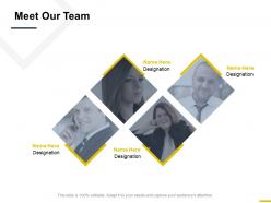 Meet our team communication i445 ppt powerpoint presentation layouts example file