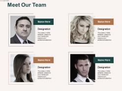 Meet our team communication planning c486 ppt powerpoint presentation show summary