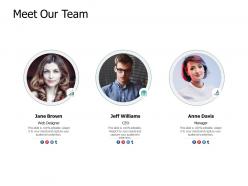 Meet Our Team Communication Ppt Powerpoint Presentation Pictures Slides