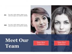 Meet our team communication process ppt file background images