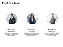 Meet our team introduction f223 ppt powerpoint presentation professional topics