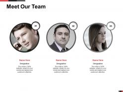 Meet our team members k72 ppt powerpoint presentation images